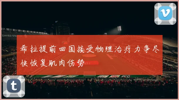 希拉提前回国接受物理治疗力争尽快恢复肌肉伤势